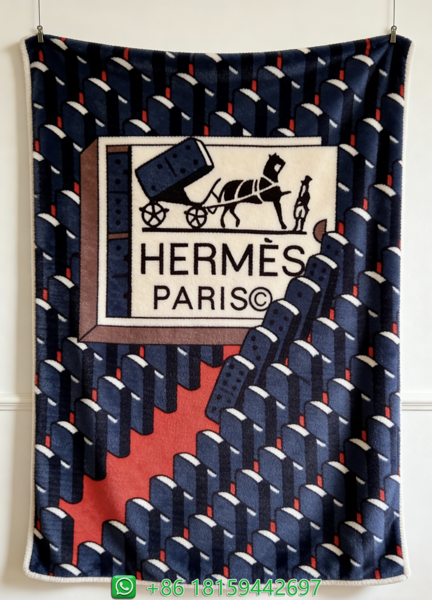 Hermes Throw Blankets